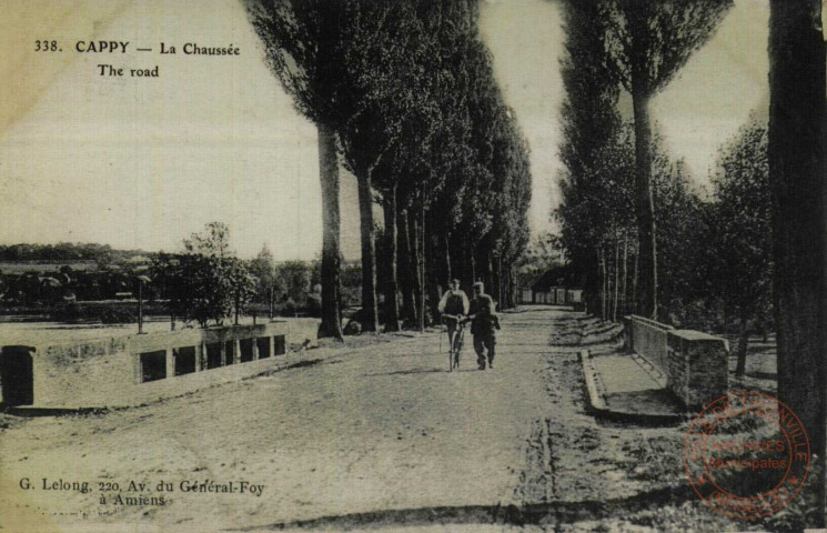 Cappy - La Chaussée The road