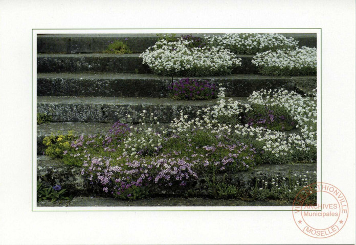 Escaliers, degrés et emmarchements - Parc du Château de Choloy à Choloy-Ménillot Meurthe-et-Moselle