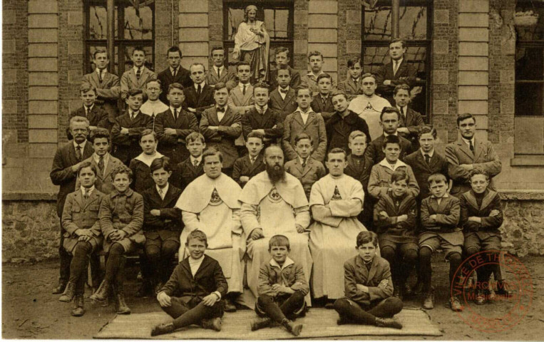 Petit Séminaire des Pères des Sacrés-Coeurs (Ecole Apostolique) Waudrez-les-Binche - Professeurs et Elèves