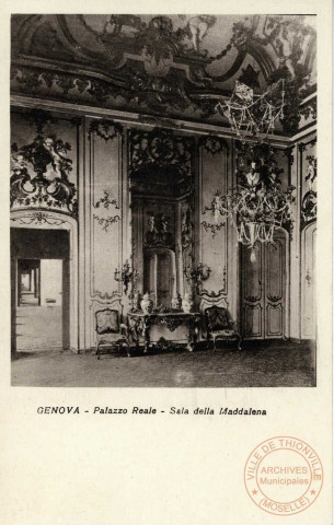 Genova- Palazzo Reale. Sala della Maddalena.