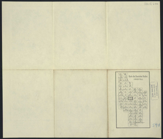 KARTE DES DEUTSCHEN REICHES. 541. BIRKENFELD