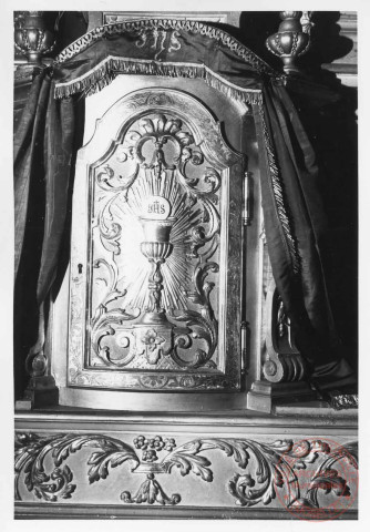 Tabernacle de l'autel de l'église Notre-Dame de la Visitation à Oeutrange
