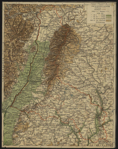 [CARTE DE L'ALSACE-LORRAINE].