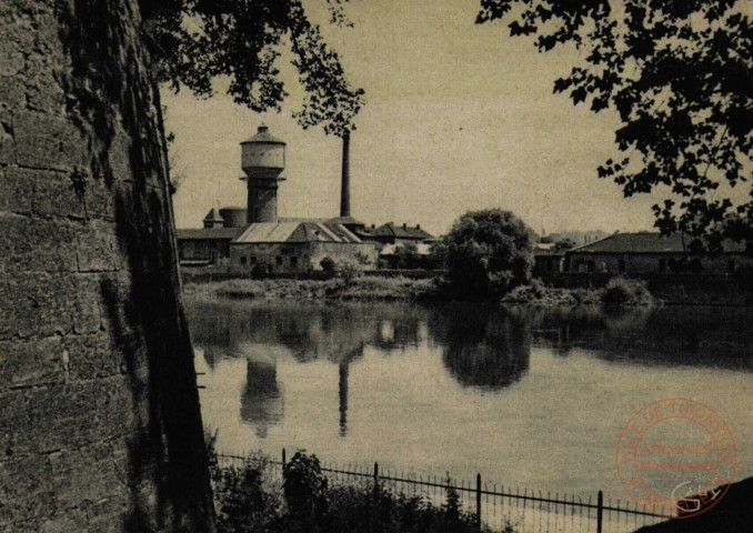 Thionville - Ancien rempart avec vue sur l'Abattoir