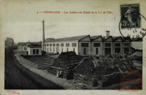 Conflans - Les Ateliers du Dépôt de la Cie de l'Est .