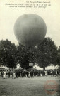 Chalon-sur-Saone- Fêtes des 15,16 et 17 août 1913. Ascencion en ballon libre par Mlle Marvingt.