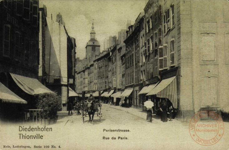 Diedenhofen - Pariserstrasse / Thionville - Rue de Paris