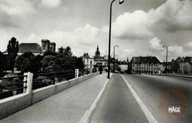 Thionville (Moselle) : Le Pont de la Moselle