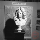 Exposition sur les fortifications à Thionville en 1970 par Georges Martig - Buste de Vauban