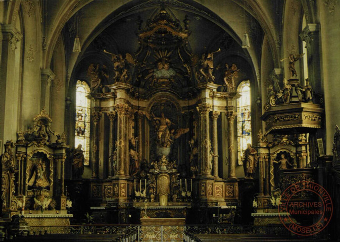 Koerich - Eglise décanale - Intérieur Baroque