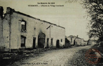 La Guerre en Lorraine en 1914.- VITRIMONT.- L'Entrée du Village bombardé.