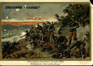 Bataille de Spicheren (6 août 1870). Défense du Kaninchen-Berg.