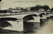 thionville - La Moselle et le Pont des Alliés
