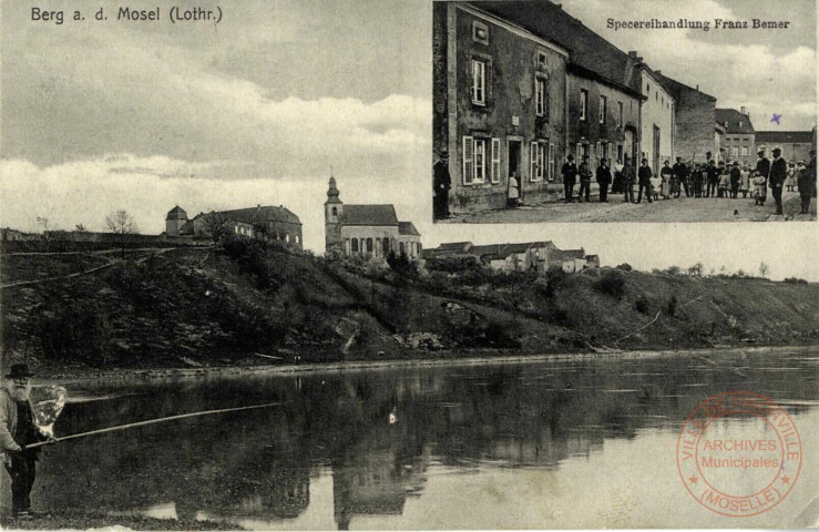 Berg a. d. Mosel (Lothr.) - Specereihandlung Franz Bemer