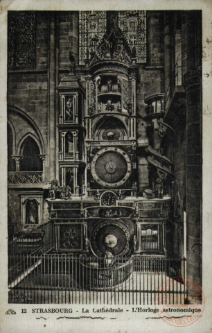 Strasbourg : La Cathédrale : L'Horloge astronomique