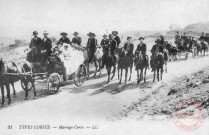 Cartes d'Autrefois (1890-1920) - Folklore et traditions - Types Corses - Mariage Corse