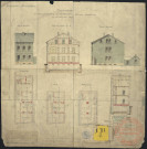 ZEICHNUNG DER DIENSTWOHNUNG DES FORTIFICATIONS BÜREAU ASSISTENTEN AN DER HOPITAL STRASSE.