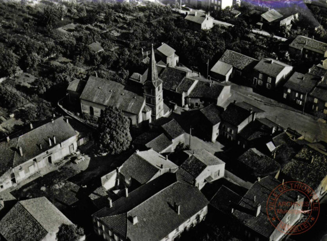 En avion au-dessus de ... Fameck (Moselle) - L'Eglise