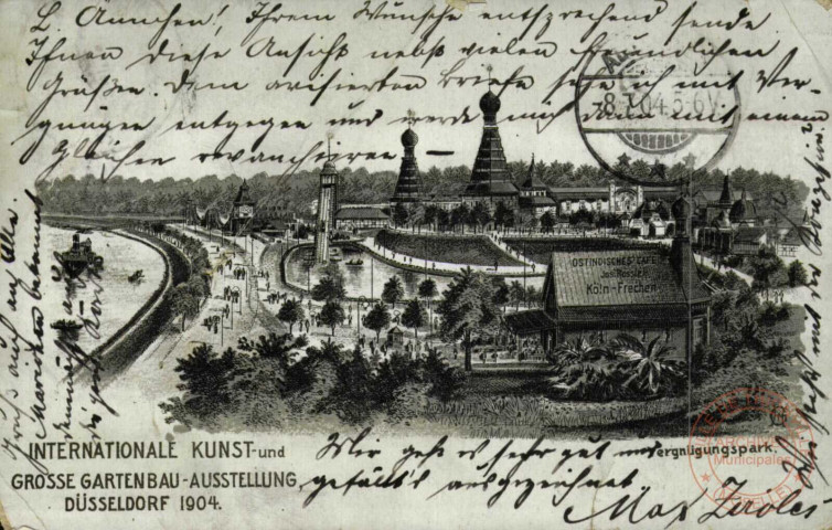 Internationale Kunst-und Grosse Gartenbau-Ausstelling,Düsseldorf 1904.