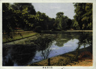 PARCS ET JARDINS DE L'ÎLE-DE-FRANCE- Parc Montsouris, aménagé de 1875 à 1878. Le Lac