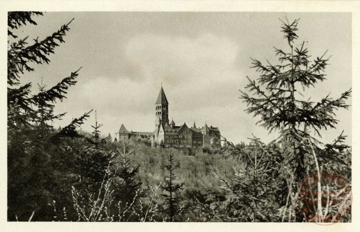 Abbaye de Clervaux. Vue du Sud.