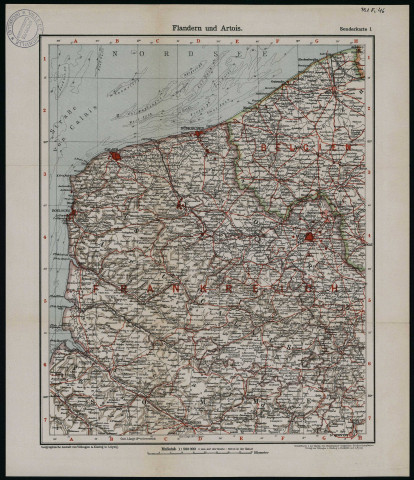 Sonderkarte 1. Flandern und ArtoisSonderkarte 2. Champagne und Französich-Lothringen