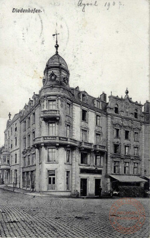 Diedenhofen [Vue de l'hôtel Saint-Hubert]
