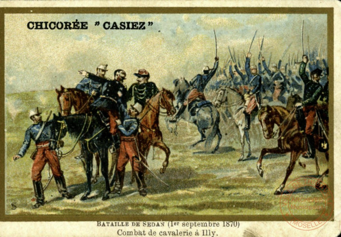 Bataille de Sedan (1er septembre 1870). Combat de cavalerie à Illy.
