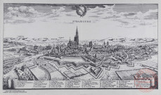 Strasbourg Gravure d'après Mérian 1644, cabinet des estampes de Strasbourg