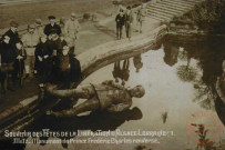 Souvenir des Fêtes de la Libération d'Alsace-lorraine - Metz - Monument du Prince Frédéric Charles renversé