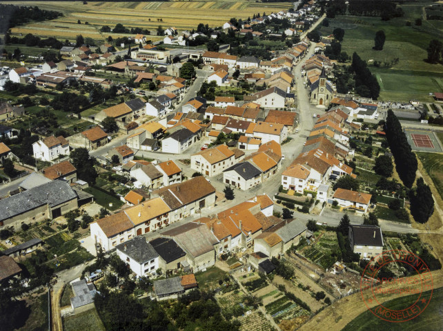 Vue aérienne de Garche