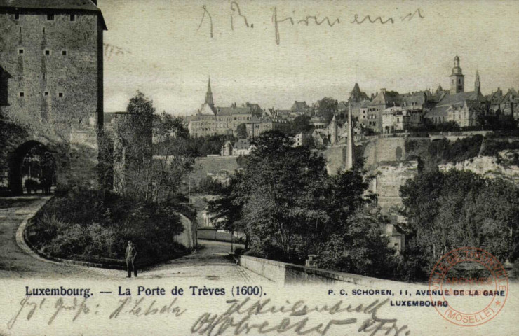 Luxembourg.-La Porte de Trèves(1600).