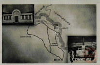 Carte géographique Thil - Son four crématoire installé par la Gestapo - Son usine souterraine