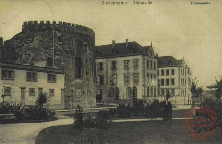 Diedenhofen = Thionville : Promenade