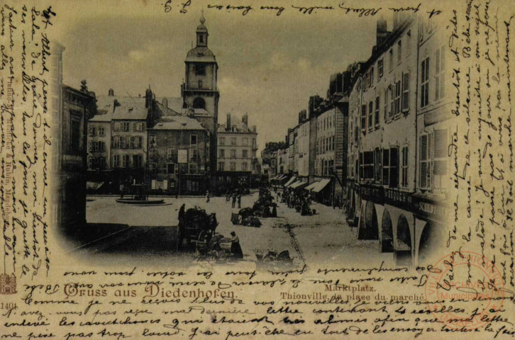 Gruss aus Diedehofen - Marktplatz / Thionville - La Place du Marché