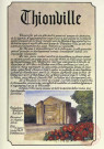 [Thionville, carte tirée du tableau touristique réalisé par les R.A. BOUR, texte et dessin Gérard Hutt]