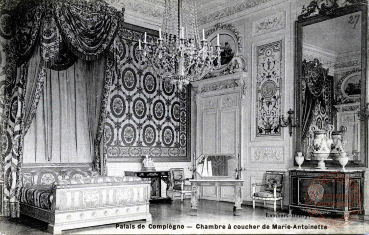 Palais de Compiègne - Chambre à coucher de Marie-Antoinette