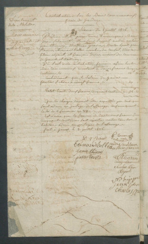 Registre de délibérations (1826-1832)