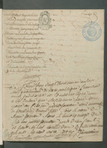 État civil : Registre d'état civil : naissances (1796-1797)