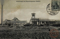 Aumetz : Schachtanlage des Eisenerzbergwerkes