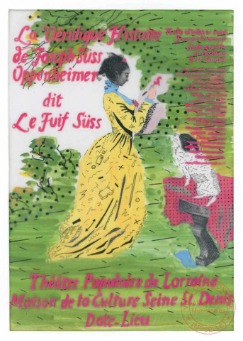 Théâtre Populaire de Lorraine et Maison de la Culture de Seine Saint-Denis : essais d'affiches pour le spectacle "Le juif Süss"