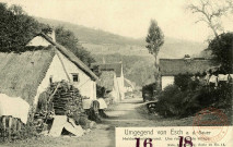 Umgegend von Esch a.d. Saeur. Une rue dans le village.