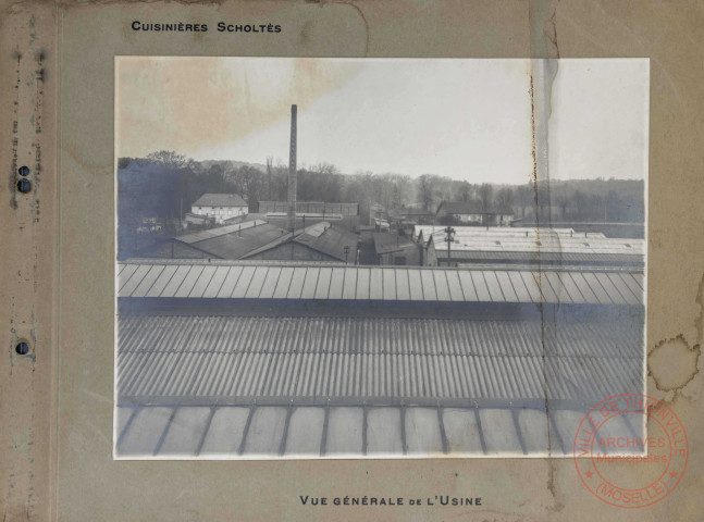 Etablissement E. Scholtès Thionville - Cuisinières Scholtès - Vue Générale de l'Usine