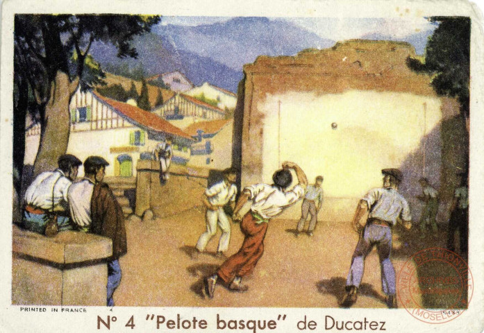 N°4 "Pelote basque" de Ducatez