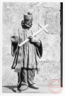 Statue de Saint-Jean Népocumène située à la chapelle Saint-Pierre de Semming (commune de Rodemack)