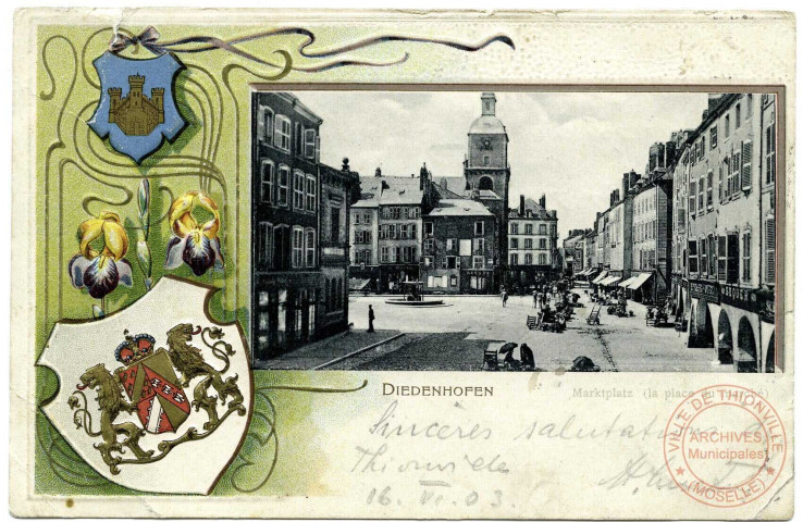 Diedenhofen - Marktplace / La Place du Marché