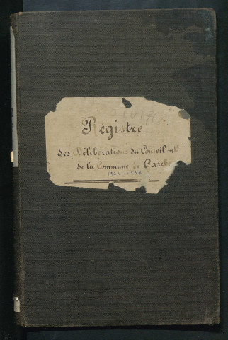 Registre de délibérations (1924-1937)