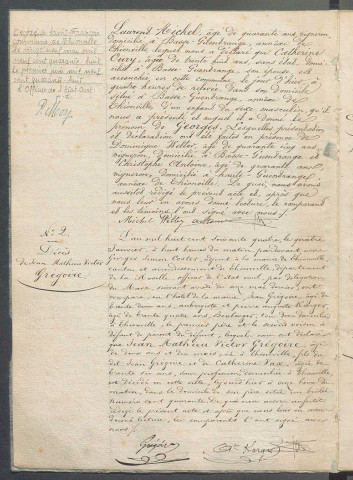 État civil : registre de naissances, mariages et décès (1864)