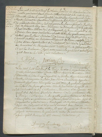État civil : registre de naissances, mariages, décès (1809)