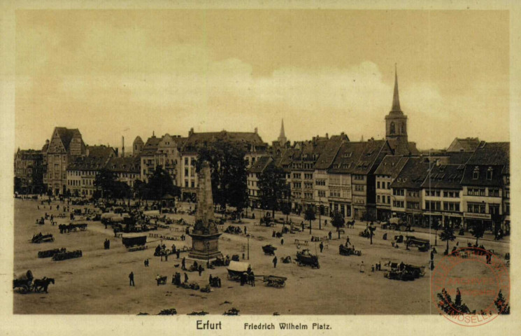 Erfurt. Friedrich Wilhelm Platz